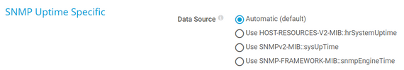 SNMP Uptime Specific